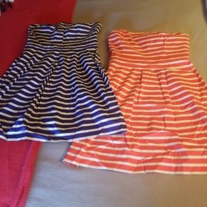 GAP Strapless dresses size 10.